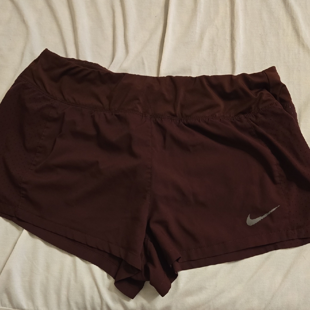Nike Women's Maroon Athletic Shorts